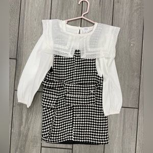 Girls Houndstooth Zara Outfit sz 6